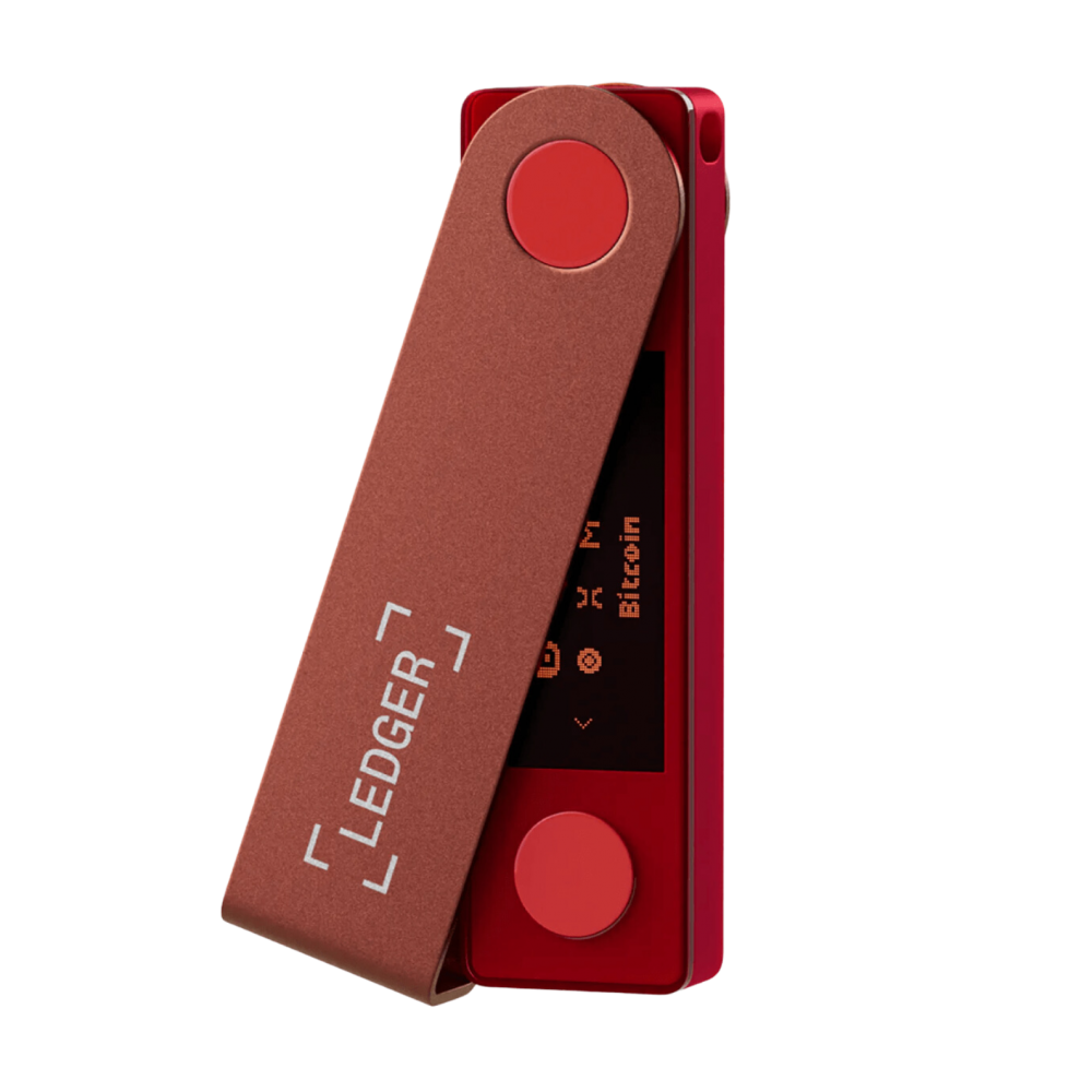 Криптогаманець Ledger Nano X (Ruby Red)