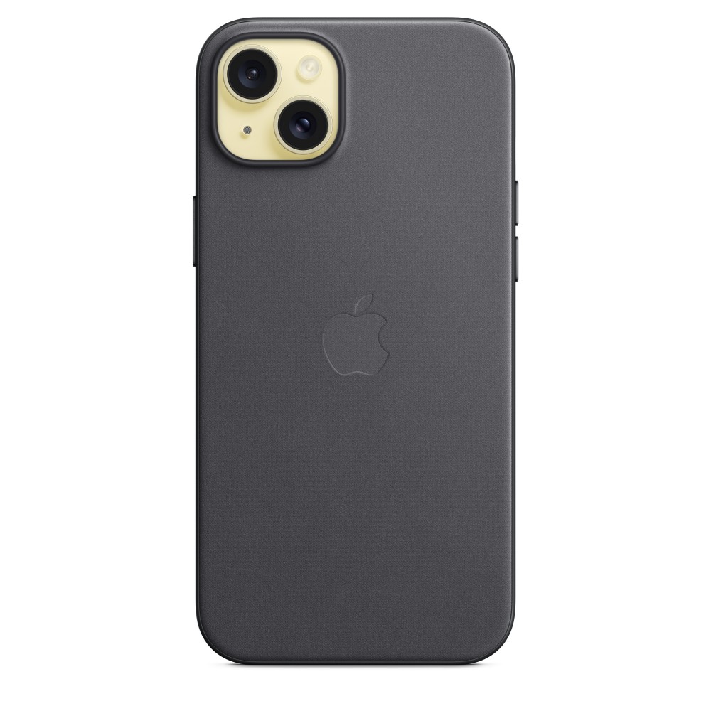 Apple FineWoven Case для iPhone 15 Plus with MagSafe (Black)