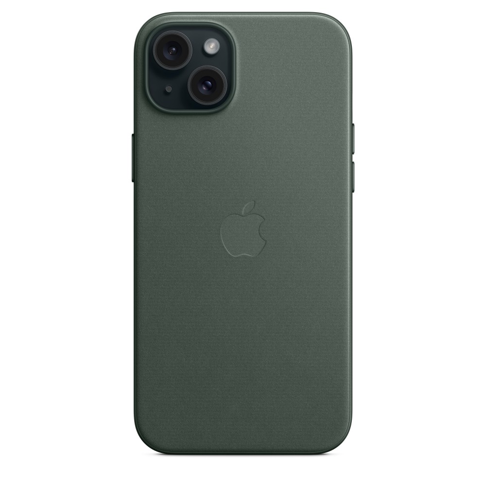 Apple FineWoven Case для iPhone 15 Plus with MagSafe (Evergreen)