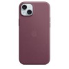 Apple FineWoven Case для iPhone 15 Plus with MagSafe (Mulberry)