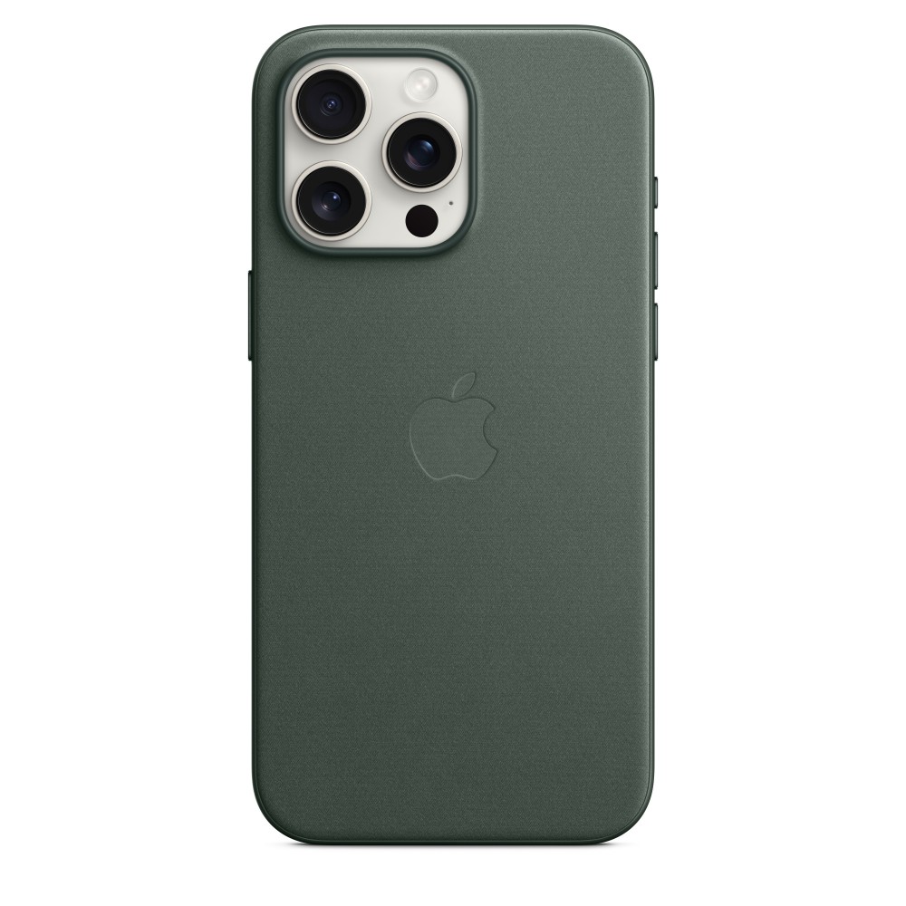 Apple FineWoven Case для iPhone 15 Pro Max with MagSafe (Evergreen)