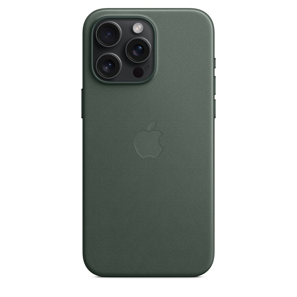 Apple FineWoven Case для iPhone 15 Pro Max with MagSafe (Evergreen)