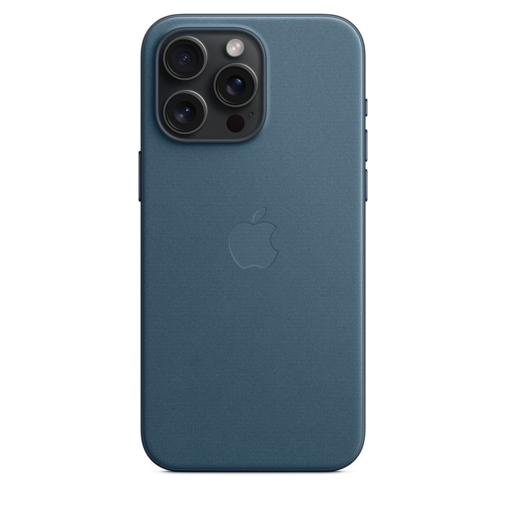 Apple FineWoven Case для iPhone 15 Pro Max with MagSafe (Pacific Blue)