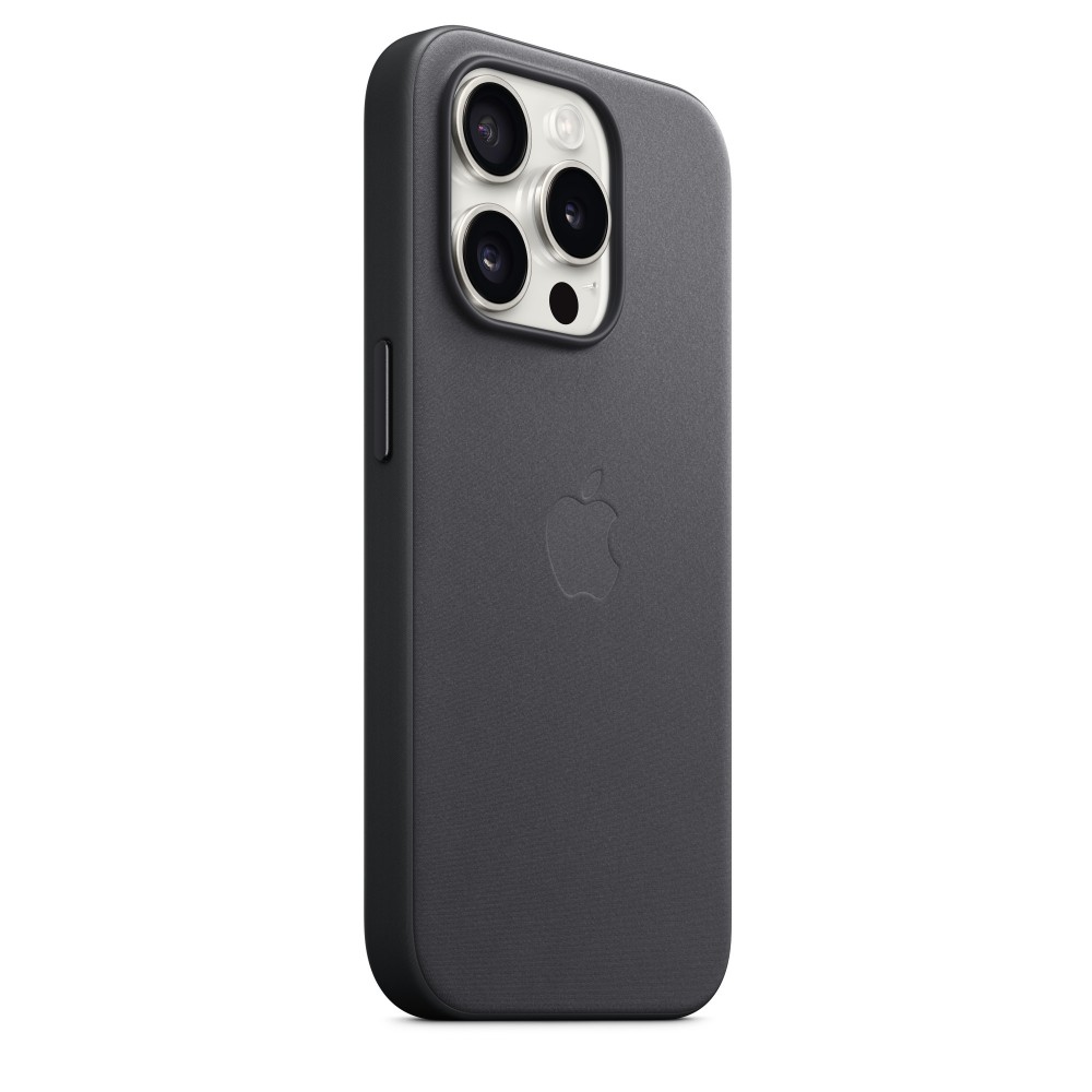 Apple FineWoven Case для iPhone 15 Pro with MagSafe (Black)