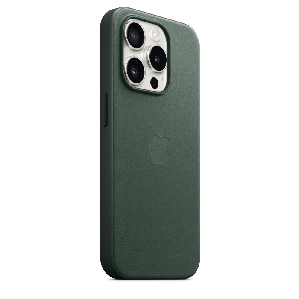 Apple FineWoven Case для iPhone 15 Pro with MagSafe (Evergreen)