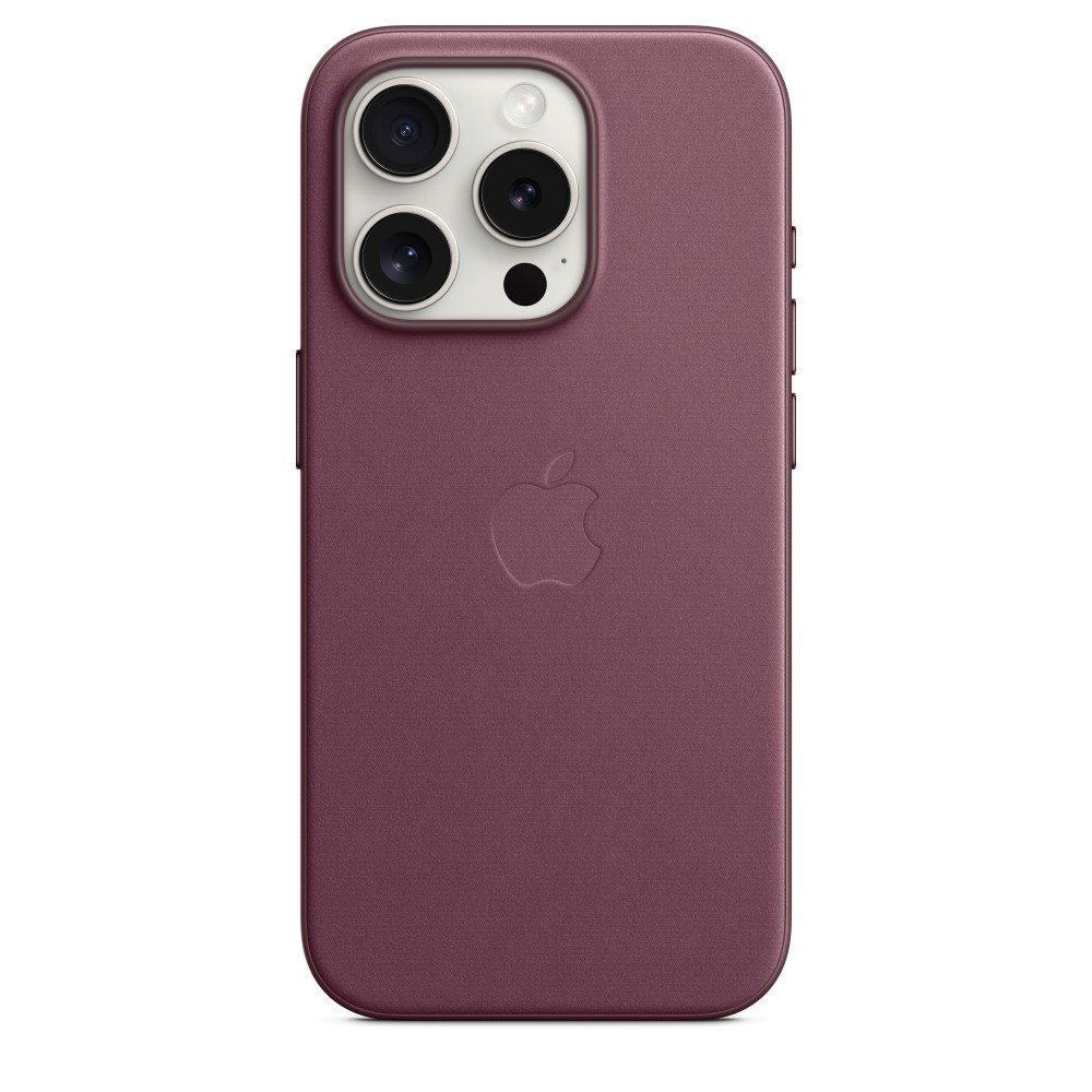 Apple FineWoven Case для iPhone 15 Pro with MagSafe (Mulberry)