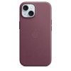 Apple FineWoven Case для iPhone 15 with MagSafe (Mulberry)