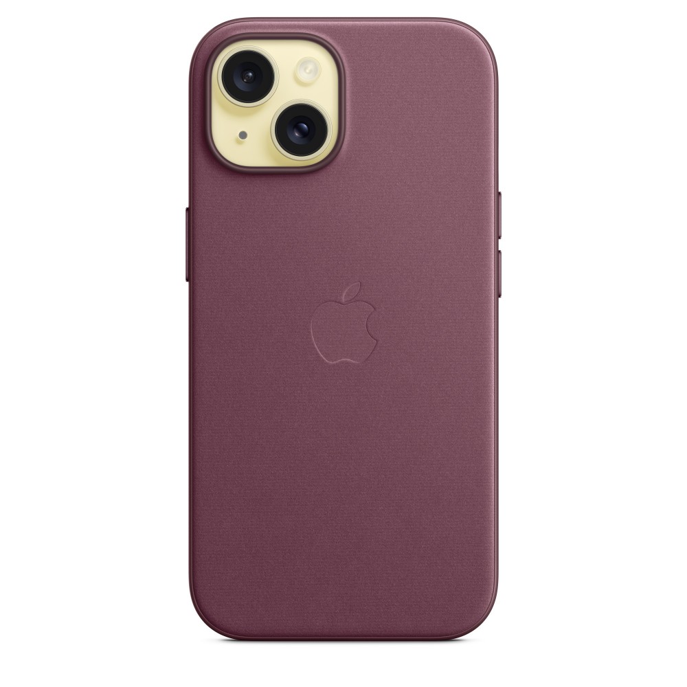 Apple FineWoven Case для iPhone 15 with MagSafe (Mulberry)