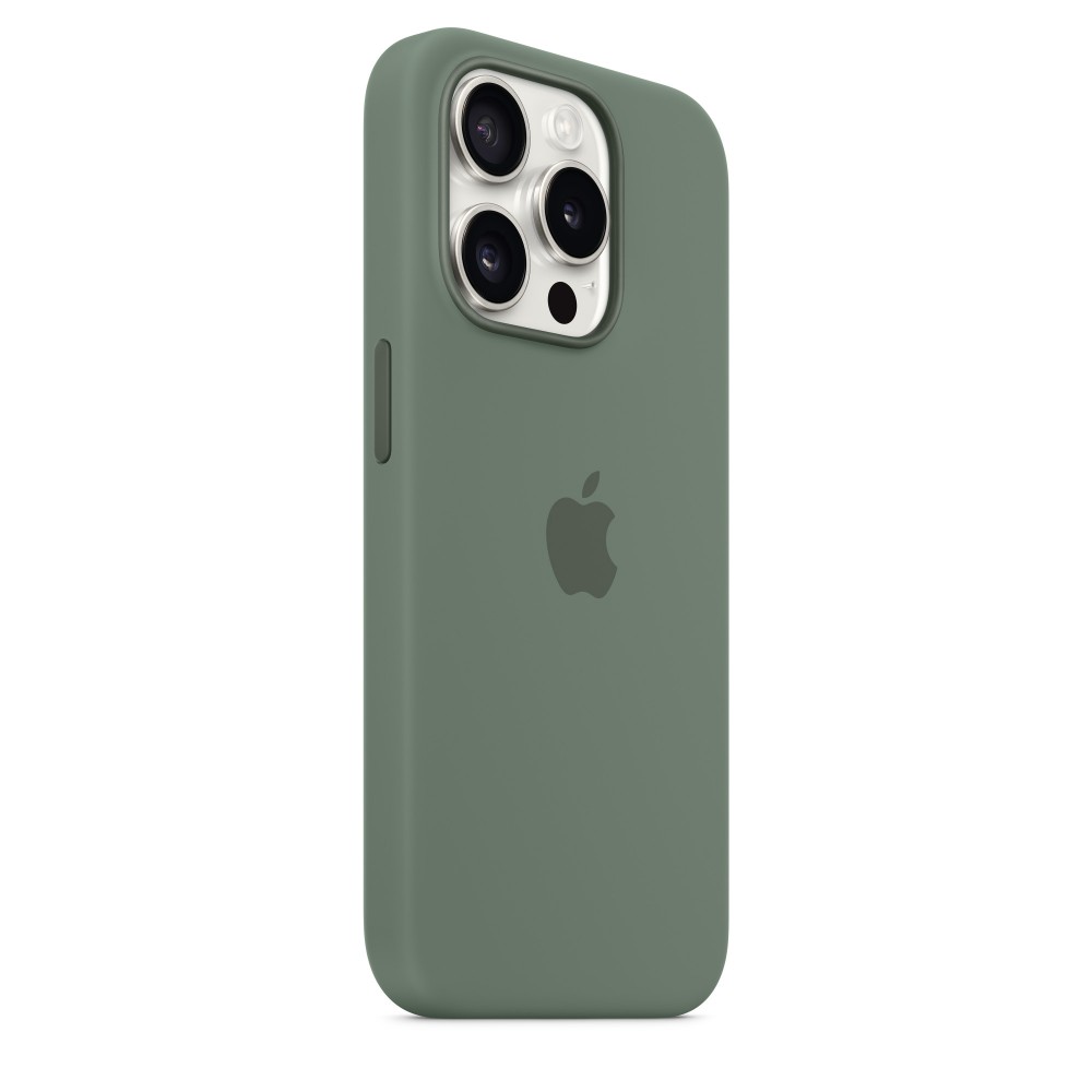 Apple Silicone case для iPhone 15 Pro with MagSafe (Cypress)