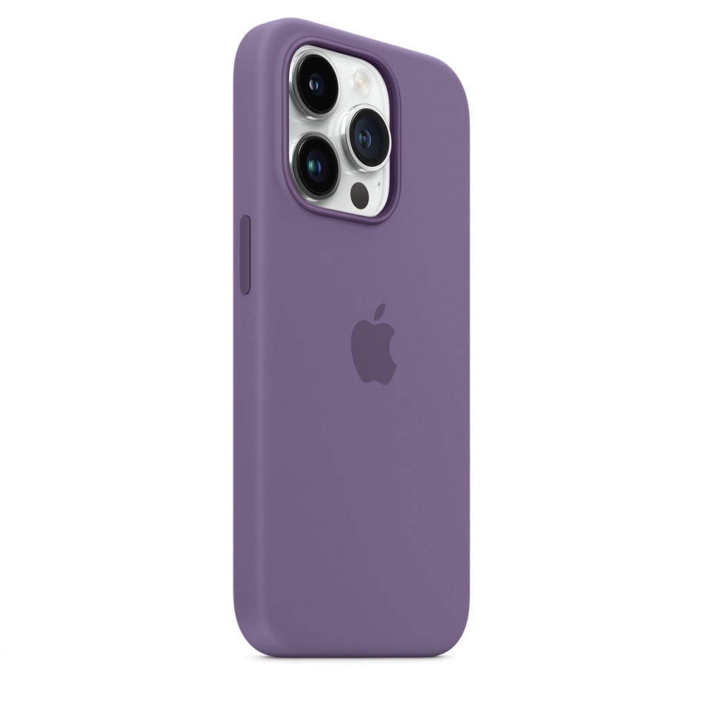 Apple Silicone case для iPhone 14 Pro with MagSafe (Iris)