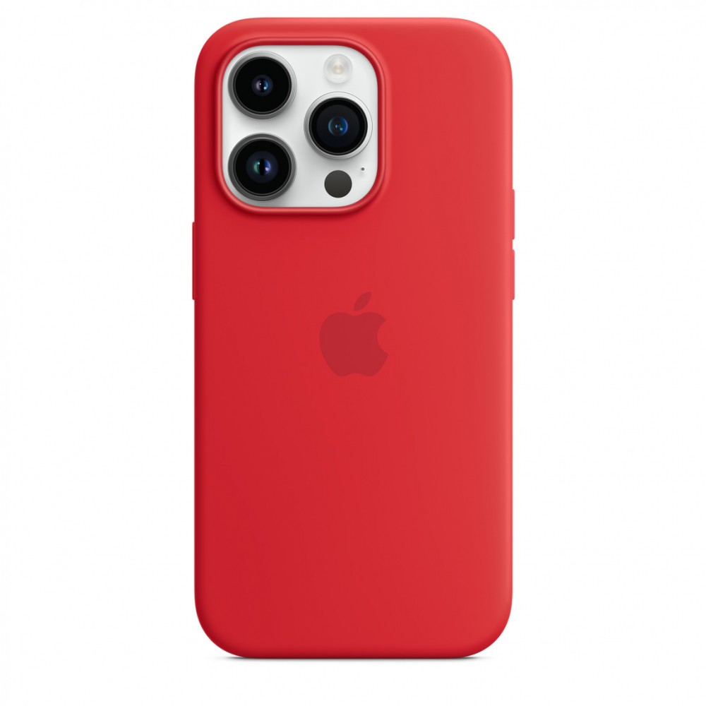 Apple Silicone case для iPhone 14 Pro with MagSafe (PRODUCT)RED