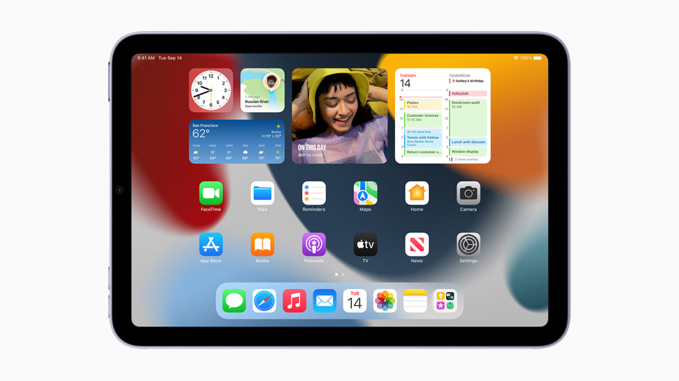 iOS в Apple iPad Mini 6 2021 Wi-Fi 256GB Starlight (MK7V3)