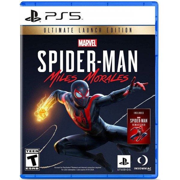 Диск Marvels Spider-Man: Miles Morales Ultimate Edition (Русская версия) (PS5)
