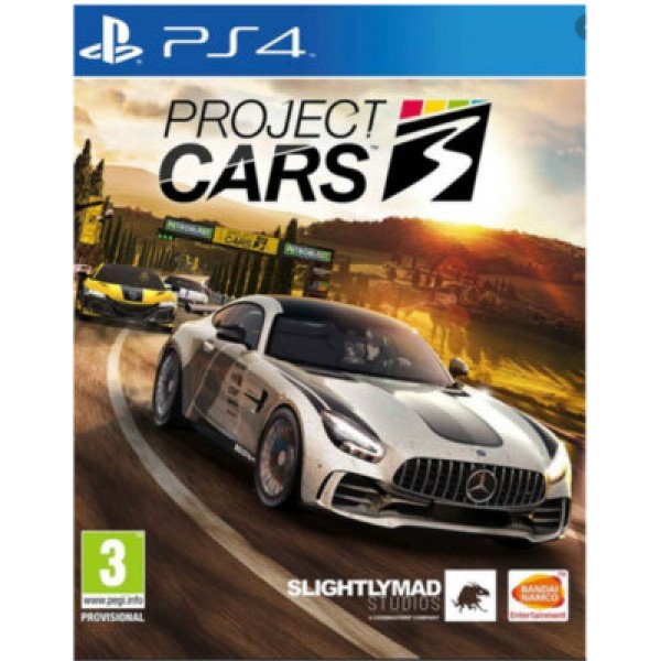 Диск Project Cars 3 (Русские субтитры) (PS4)