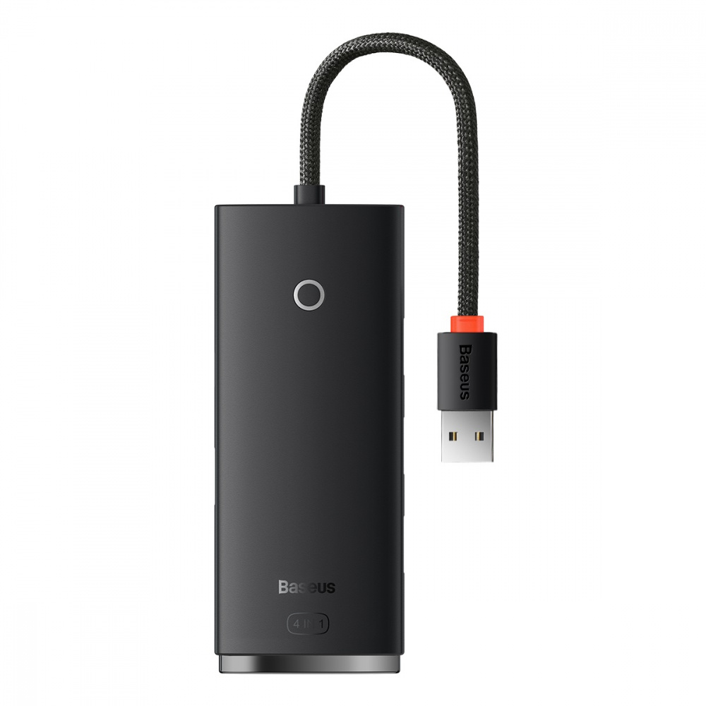 USB-Хаб Baseus Lite Series 4-in-1 (Type-C to USB 3.0 x 4) 0.25m (Black)