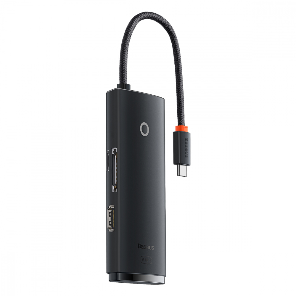 USB-Хаб Baseus Lite Series 6-in-1 (Type-C to HDMI + 2xUSB 3.0 + Type-C + SD/TF)