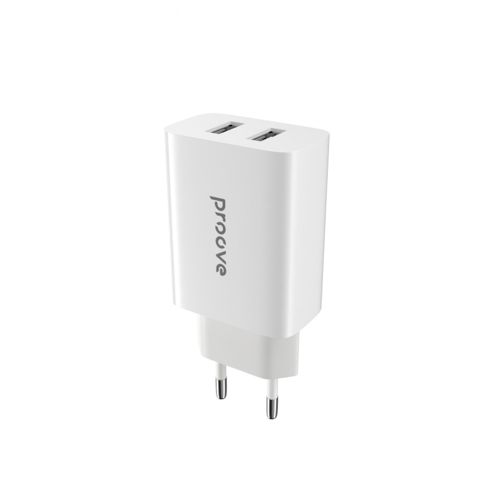 Мережевий зарядний пристрій Proove Rapid 10.5W 2 USB (Білий)