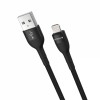Lightning USB-кабель Proove Weft Lightning 2.4A (1m) (Чорний) у Вінниці