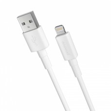 Lightning USB-кабель Proove Small Silicone Lightning 2.4A (1m) (Білий)