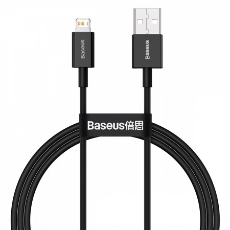 Lightning USB-кабель Baseus Superior Series 2.4A 2m (Чорний)
