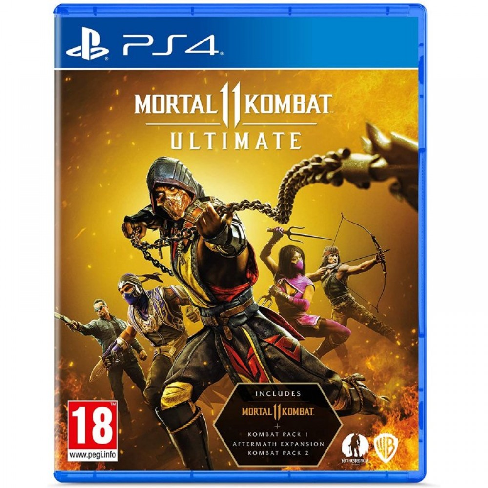 Диск Mortal Kombat 11 Ultimate Edition (PS4) (Blu-ray, Russian version) у Полтаві