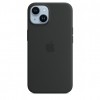 Apple Silicone case для iPhone 14 with MagSafe (Midnight) в Івано-Франківську