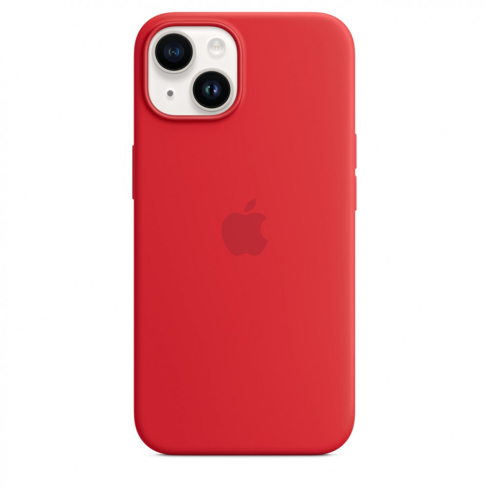 Apple Silicone case для iPhone 14 with MagSafe (PRODUCT)RED