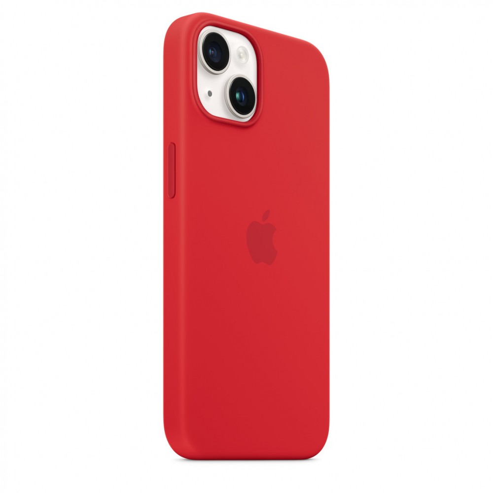 Apple Silicone case для iPhone 14 with MagSafe (PRODUCT)RED