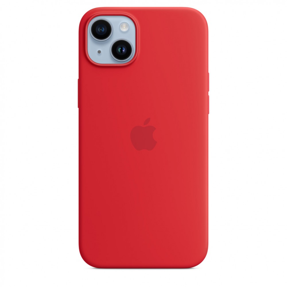Apple Silicone case для iPhone 14 Plus with MagSafe (PRODUCT)RED