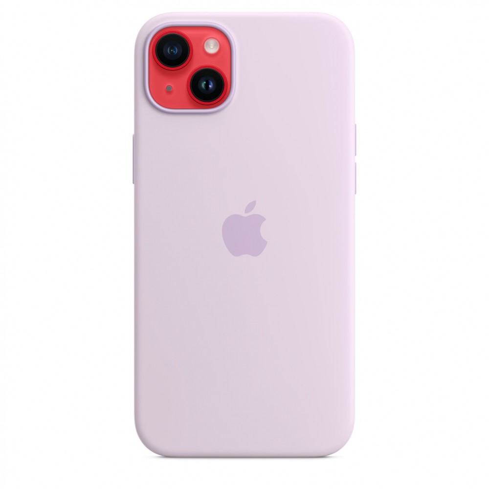 Apple Silicone case для iPhone 14 Plus with MagSafe (Lilac)