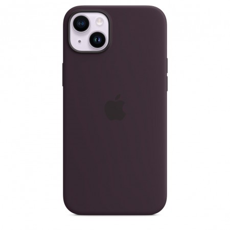 Apple Silicone case для iPhone 14 Plus with MagSafe (Elderberry)