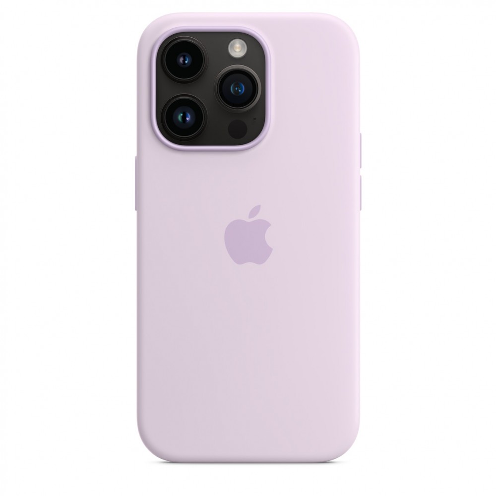 Apple Silicone case для iPhone 14 Pro with MagSafe (Lilac)