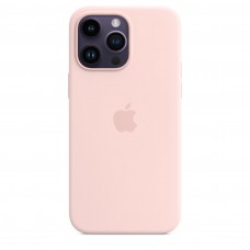 Apple Silicone case для iPhone 14 Pro Max with MagSafe (Chalk Pink)