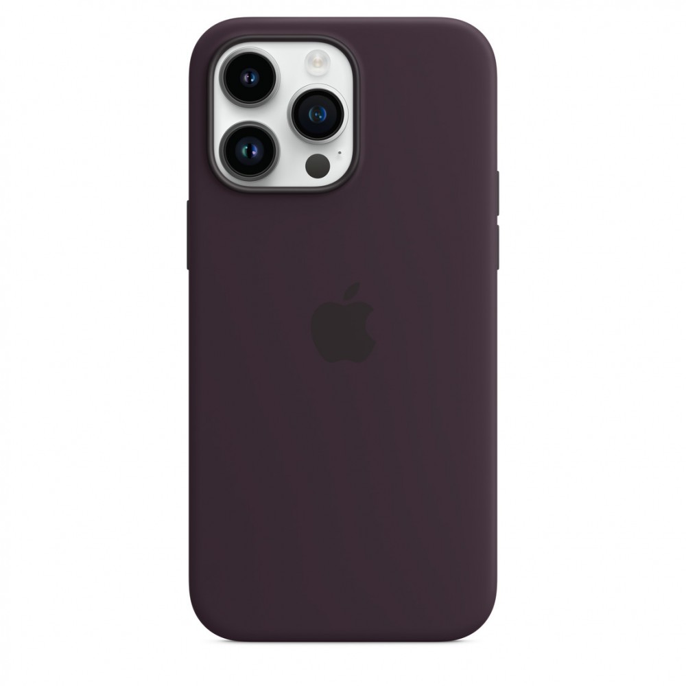 Apple Silicone case для iPhone 14 Pro Max with MagSafe (Elderberry)
