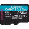 Карта пам`яті Kingston microSDXC 256GB Canvas Go Plus 170R A2 U3 V30 (SDCG3/256GBSP) у Дніпрі