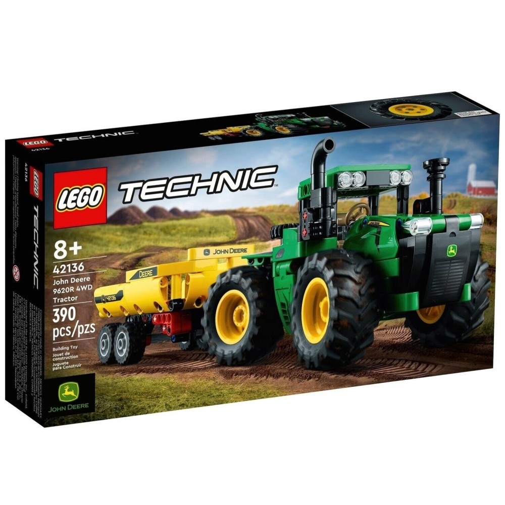 Конструктор LEGO Technic Трактор John Deere 9620R 4WD (42136)
