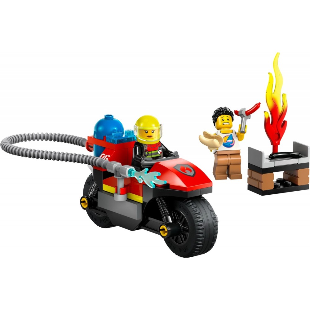 Конструктор LEGO City Пожежний рятувальний мотоцикл