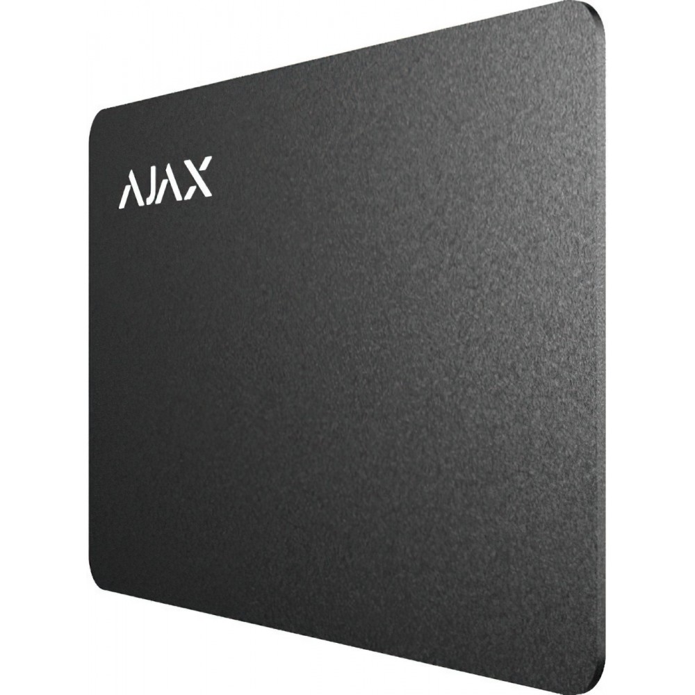 Захищена безконтактна картка для клавіатури Ajax Pass (3 шт) (Black)