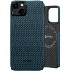 Чохол Pitaka MagEZ Case 4 Twill 1500D Black/Blue для iPhone 15 (KI1508)