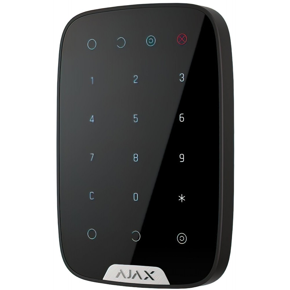 Бездротова сенсорна клавіатура Ajax KeyPad (Black)