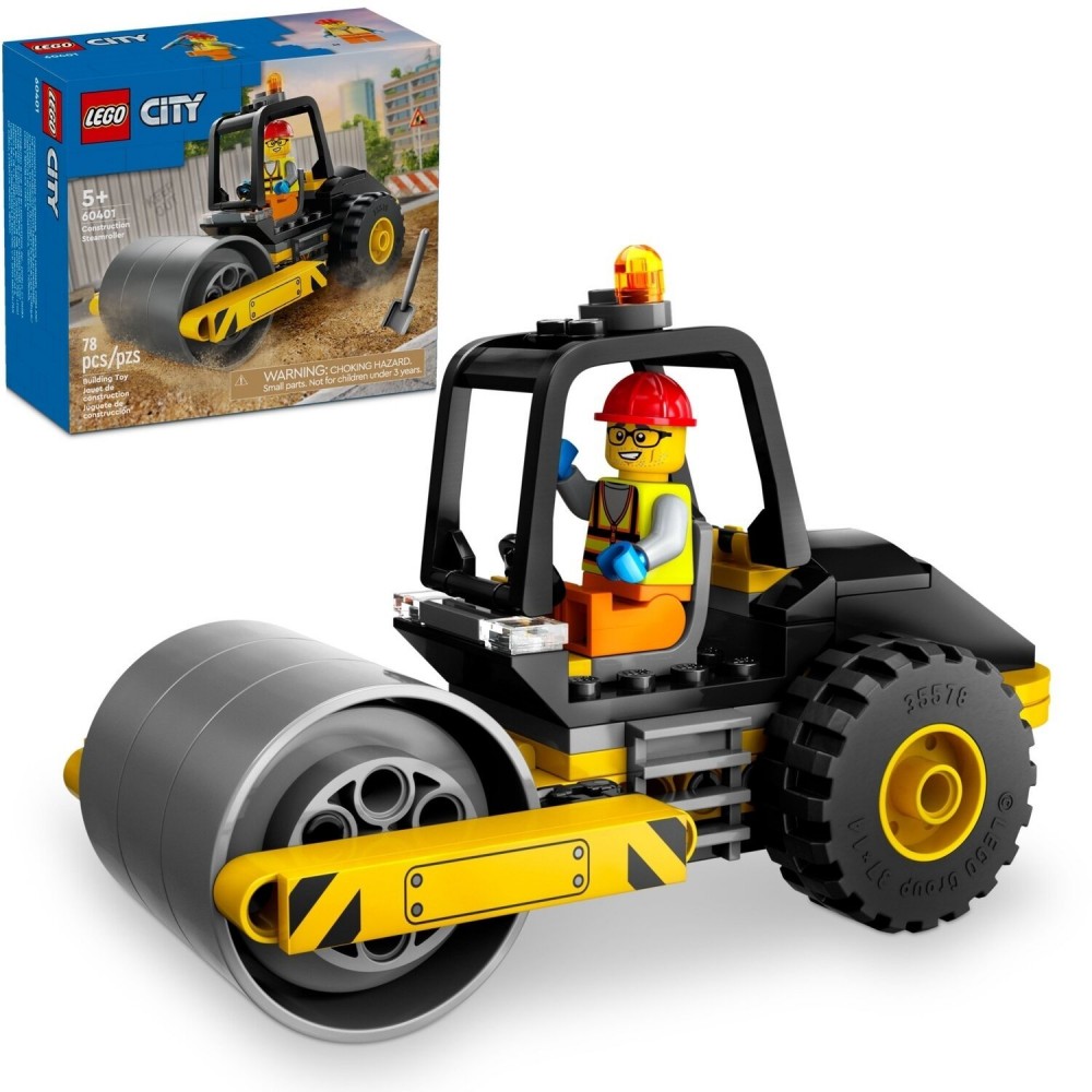 Конструктор LEGO City Будівельний паровий каток