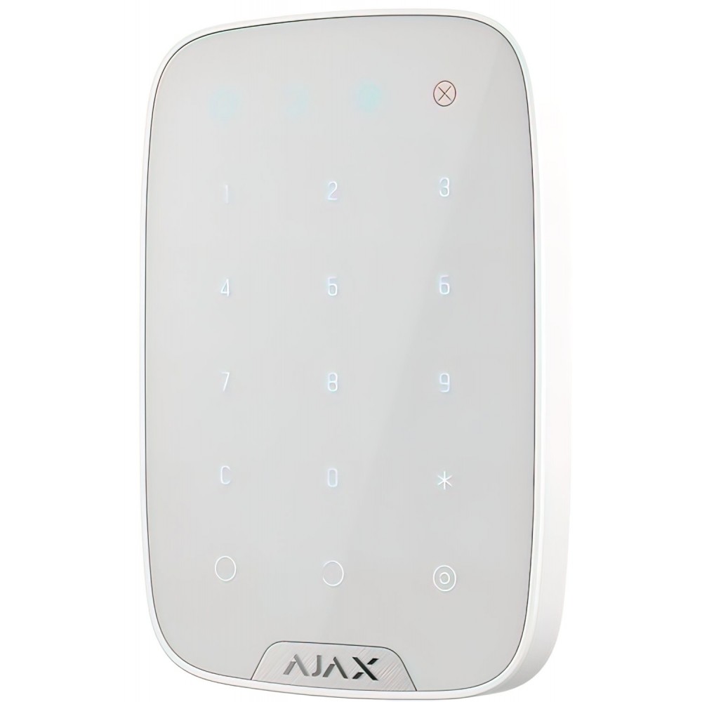 Бездротова сенсорна клавіатура Ajax KeyPad (White)