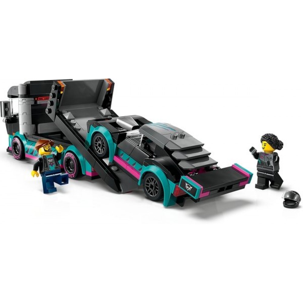 Конструктор LEGO City Автомобіль для перегонів й автовоз