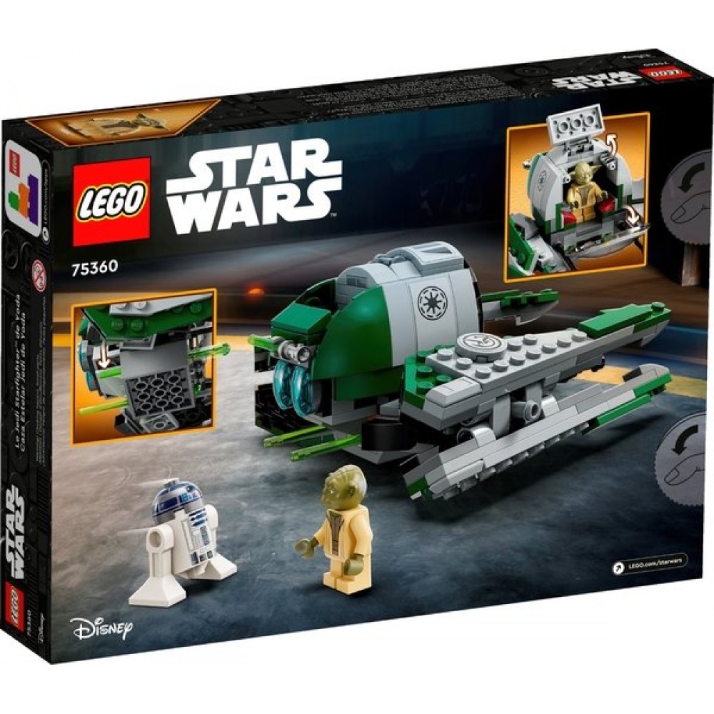 Конструктор LEGO Star Wars™ Джедайський винищувач Йоди
