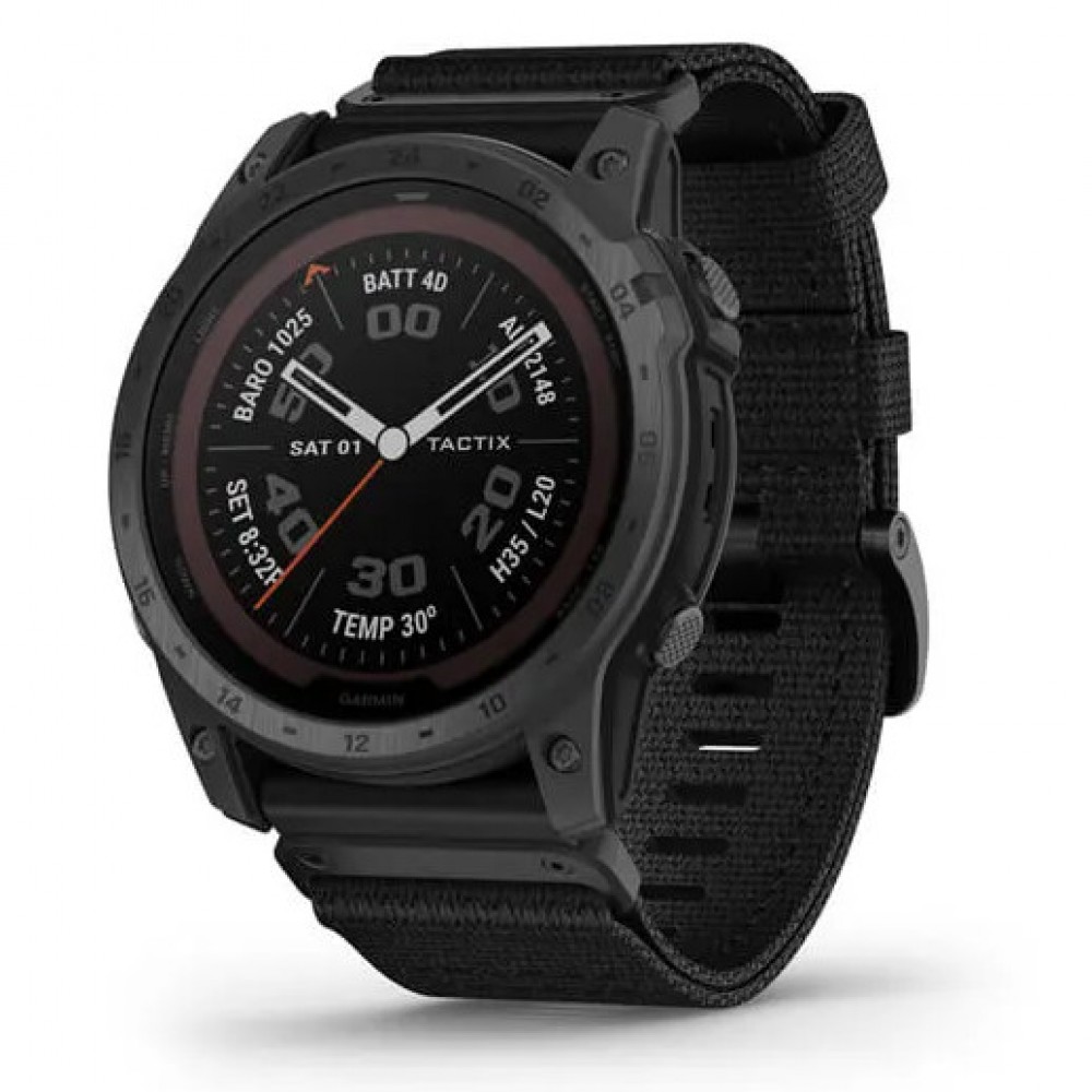 Смартгодинник Garmin tactix 7 – Pro Edition Solar Powered Tactical GPS Watch with Nylon Band (010-02704-11)