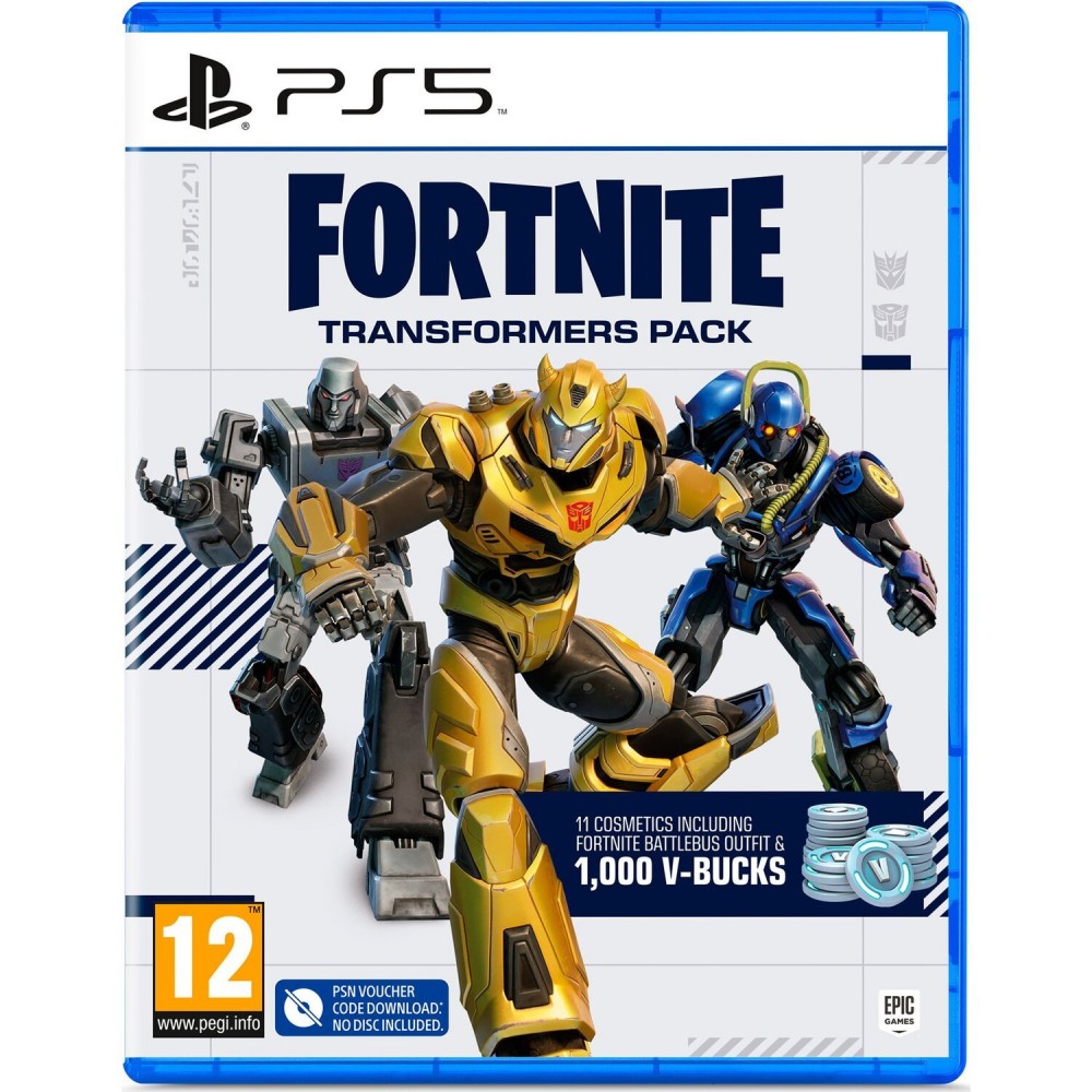 Гра Fortnite - Transformers Pack (картка з кодом активації на дод. контент) (PS5)