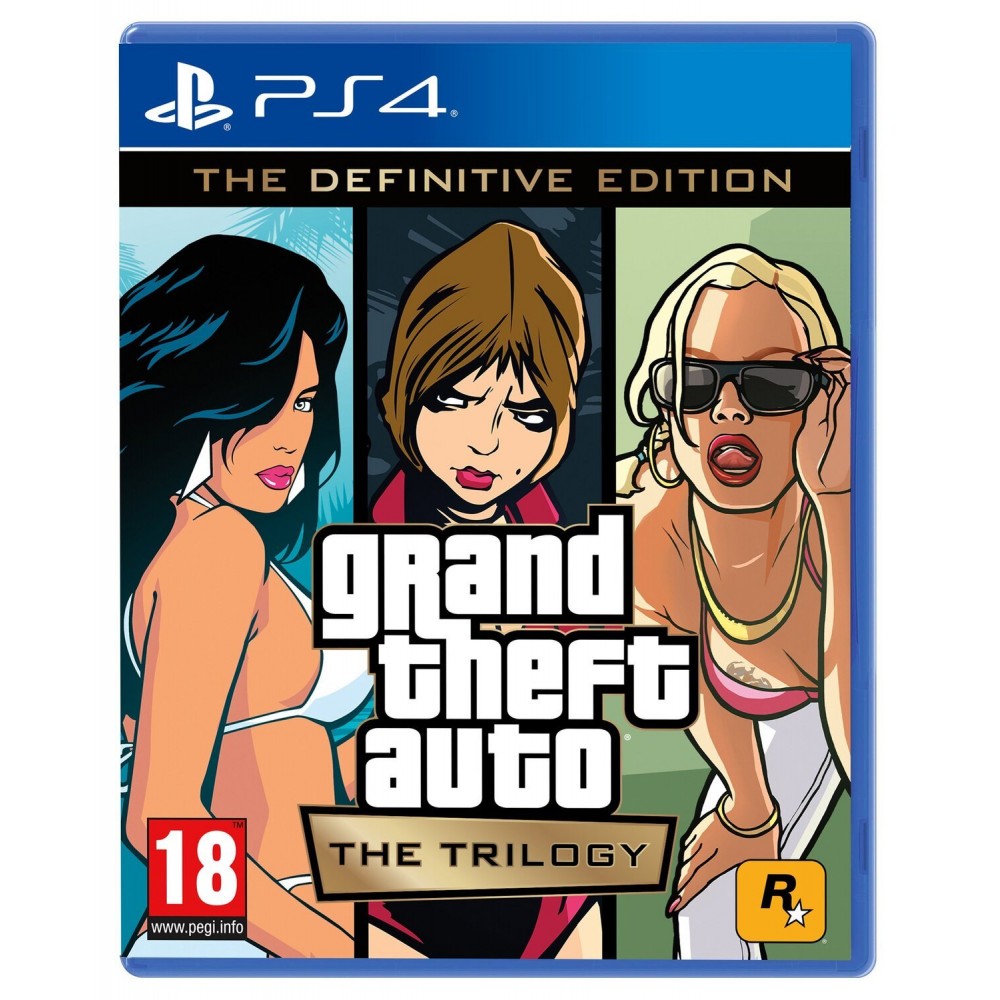 Гра Grand Theft Auto: The Trilogy – The Definitive Edition (English, російські субтитри) (PS4)