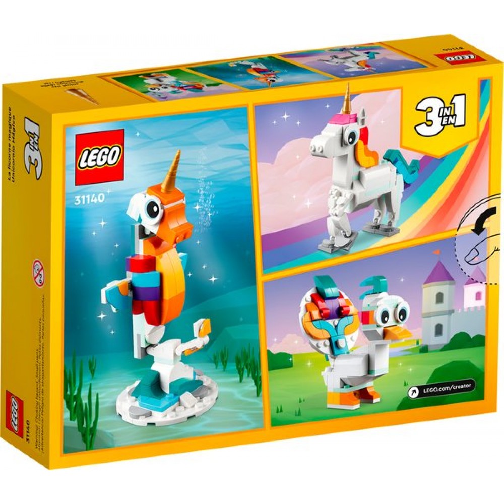 Конструктор LEGO Creator Магічний єдиноріг (31140)