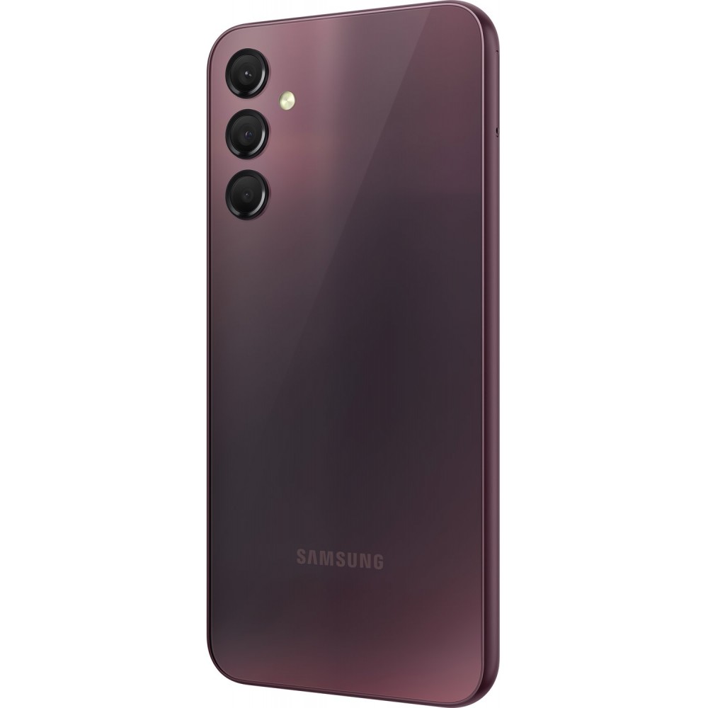 Смартфон Samsung Galaxy A24 6/128GB Dark Red (SM-A245FDRVSEK)