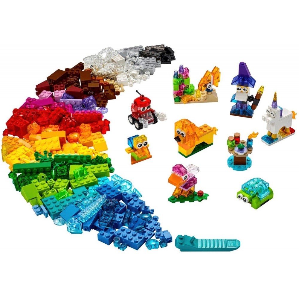 Конструктор LEGO Classic Прозорі кубики для творчості